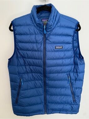 Patagonia Men's Down Sweater Vest | Bright Blue